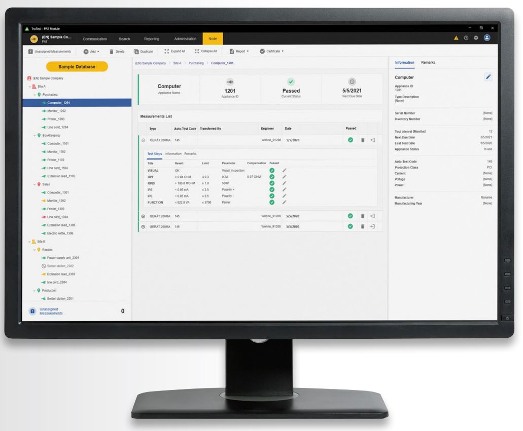 Trutest7 Fluke TruTest™ LITE Datenverwaltungs- und Berichtsoftware für Fluke + Beha FLK-TRUTEST-LITE