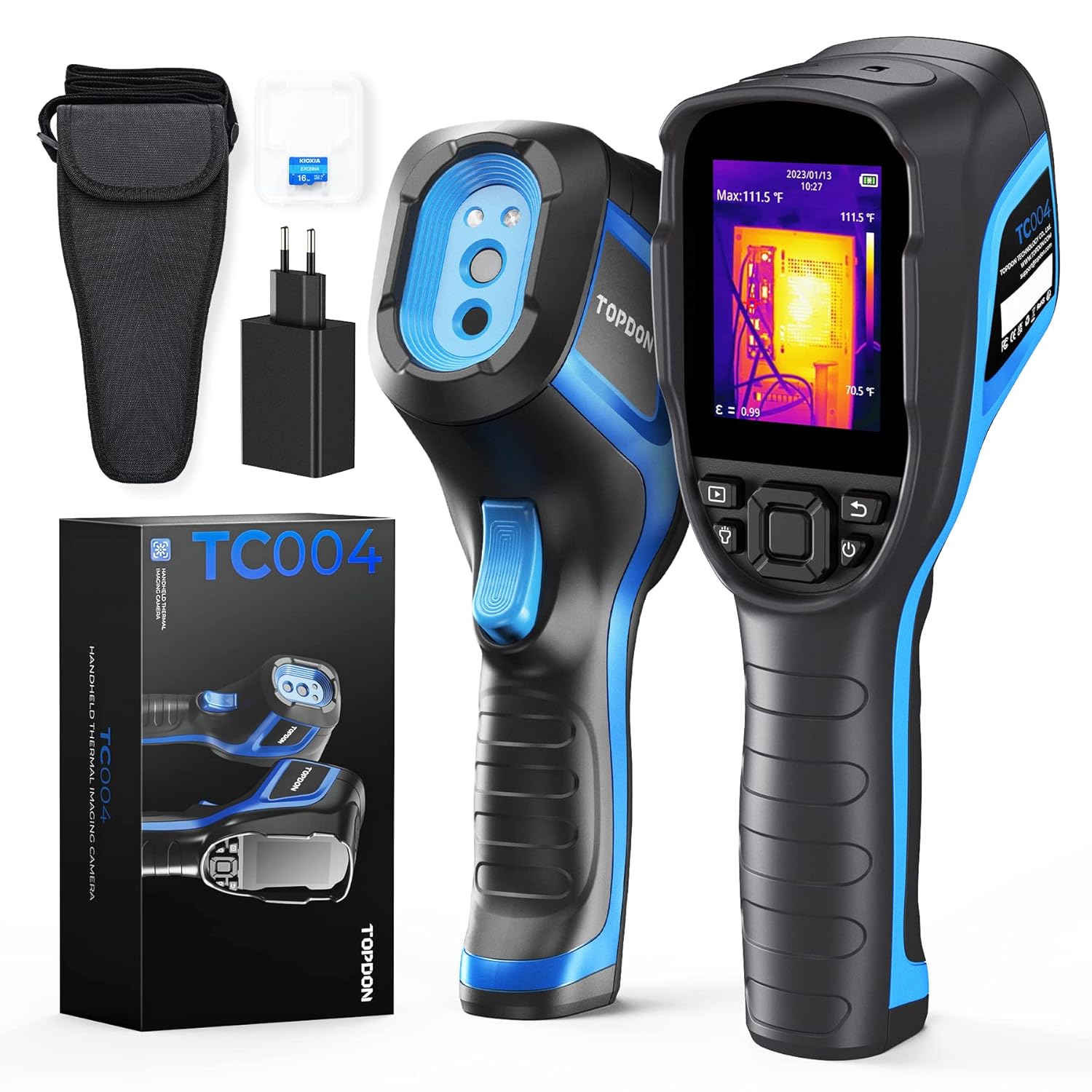 TopDON TC004 Wärmebildkamera 320x240px, -20° bis 350°C, 25Hz, Akku 12h TopDON TC004 Wärmebildkamera 320x240px, -20° bis 350°C, 25Hz, Akku 12h