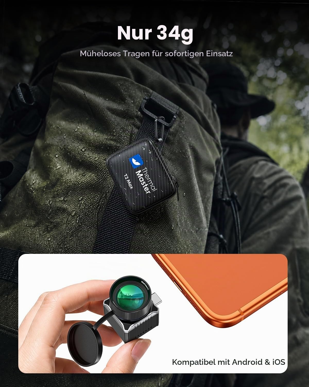 Thermal Master T2 Max 512x384 Pixel Wärmebildkamera für IOS und Android für Jagd+Outdoor