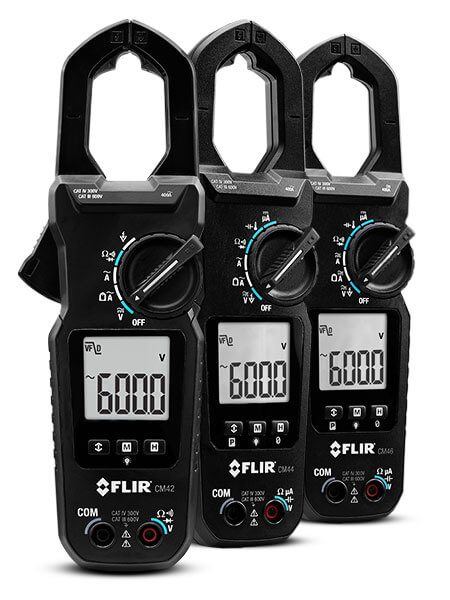 Flir CM44 Digitale AC-Stromzange 400 A TRMS mit Typ K