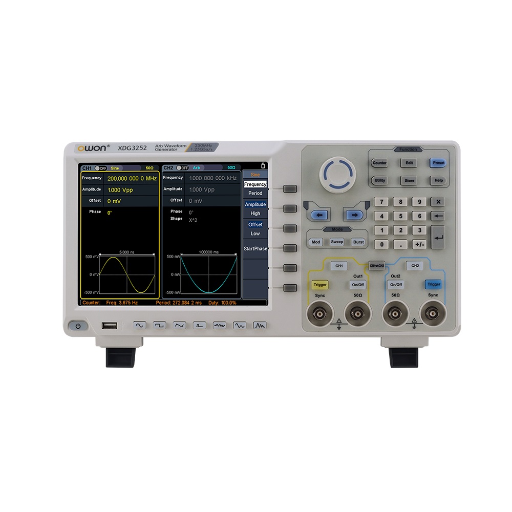 XDG-5 OWON XDG 2 Kanal Funktionsgenerator arbiträr 80MHz oder 100MHz
