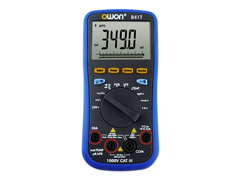 OWON B41T+ Bluetooth TRMS digital Multimeter