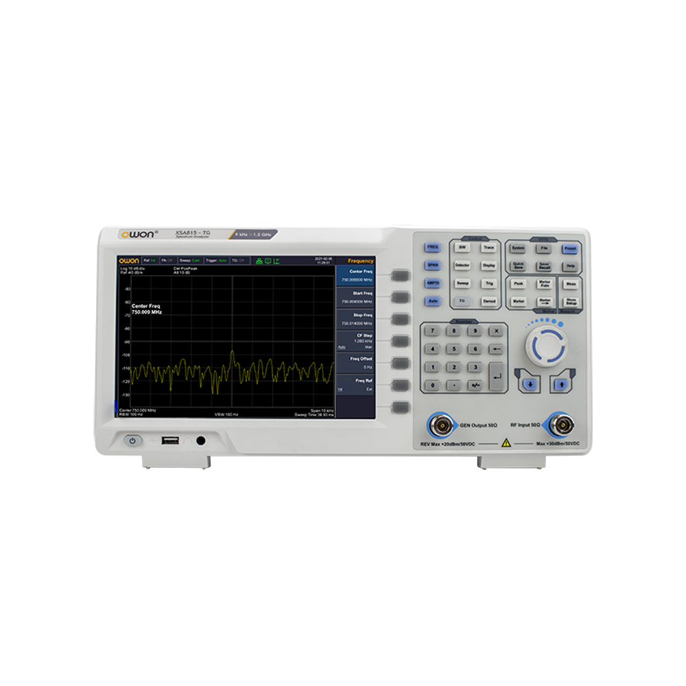 XSA800-Serie-1 OWON XSA805-TG Spektrum Analyser 9 kHz - 500MHz mit Tracking Generator