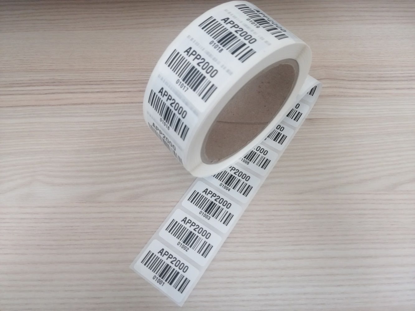 APP2000-Eigen 1000 Stück APP2000 Barcode Etiketten 1001-2000 für Fluke Gossen Beha Benning