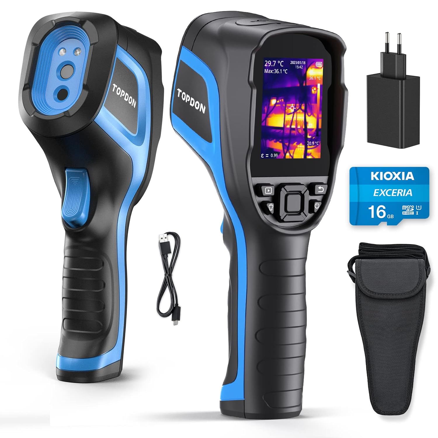 TopDON TC005 Wärmebildkamera 256x192px -20° bis 550°C 25Hz 2,8" Display TopDON TC005 Wärmebildkamera 256x192px -20° bis 550°C 25Hz 2,8" Display