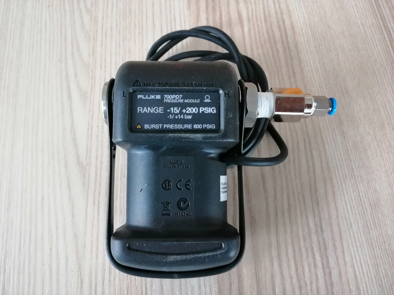 700PD7-1 Fluke 700PD7 Druckmodul -15 bis 200,00 psi -100 bis 1400,0 kPa -1 bis 14,000 bar wie 750PD7