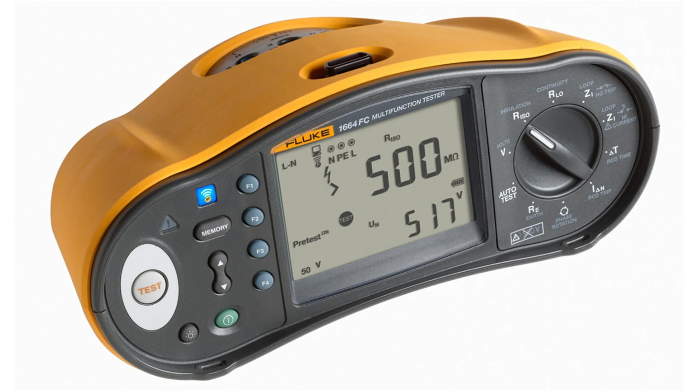 Fluke 1664 FC DE Installationstester VDE0100 NEU ohne Messleitungen Fluke 1664 FC DE Installationstester VDE0100 NEU ohne Messleitungen