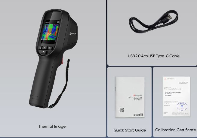 ECO-V-1 Hikmicro ECO-V Wärmebildkamera 96x96, SuperIR 240x240Pixel, 50mK, 25Hz, 8h Akku DEMO