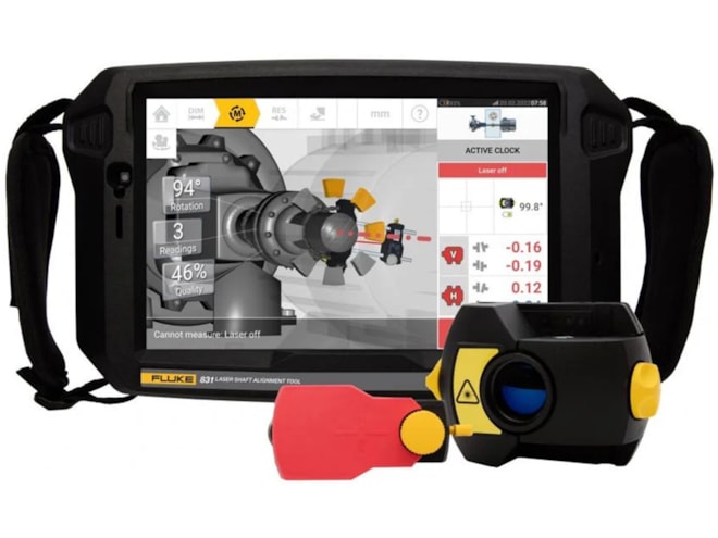 Fluke 831 Gerät für laseroptische Wellenausrichtung Ausrichtungslaser Fluke 831 Gerät für laseroptische Wellenausrichtung Ausrichtungslaser