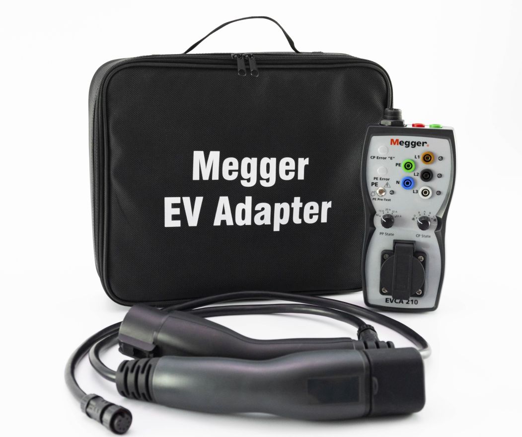 EVCA210-3 Megger EVCA210 Prüfadapter-Set Ladestationsadapter für Elektrofahrzeuge Typ 2