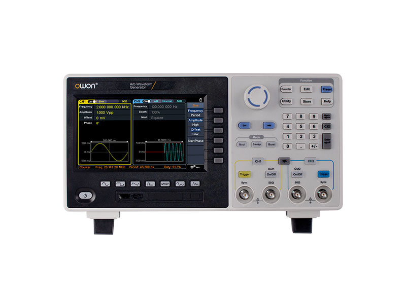 OWON-XDG-2 OWON XDG2060 60MHz Funktionsgenerator 14Bit 500 MSa / s Arbitrary Waveform Generator