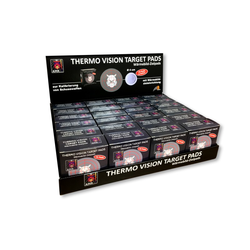 BOX 24x10 Stück AMR selbstklebende Wärmebild Zielpads Thermo Vision Target Pads