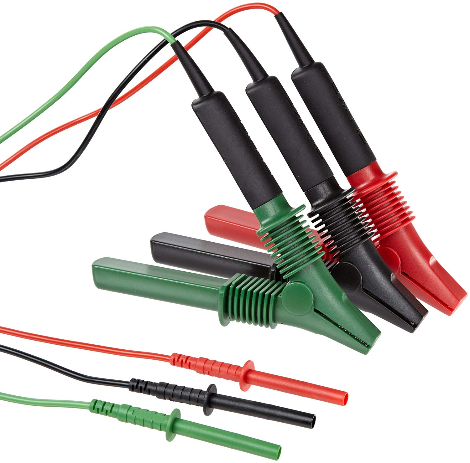 TLK1550-RTLC FLUKE TLK1550-RTLC Fluke 10-kV-Messklemmen mit integrierten robusten Messleitungen