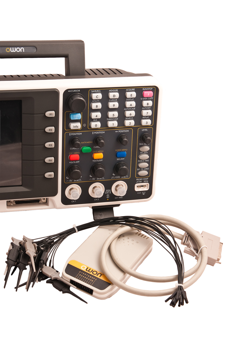 MSO OWON MSO7102TD Oszilloskop + 16 Kanal Logic Analyzer 100MHz