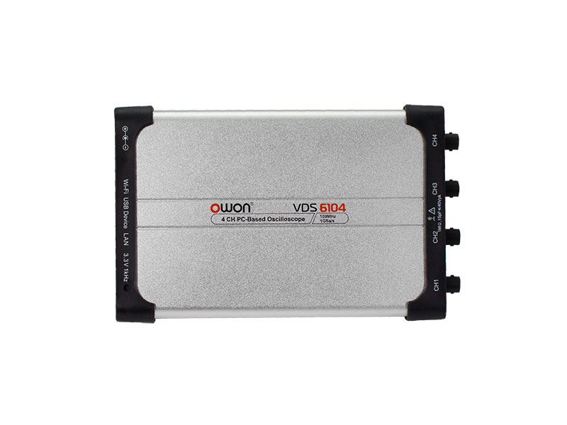 OWON VDS6104 USB Oszilloskop 4x100 MHz 1GS/s + SCPI + Labview