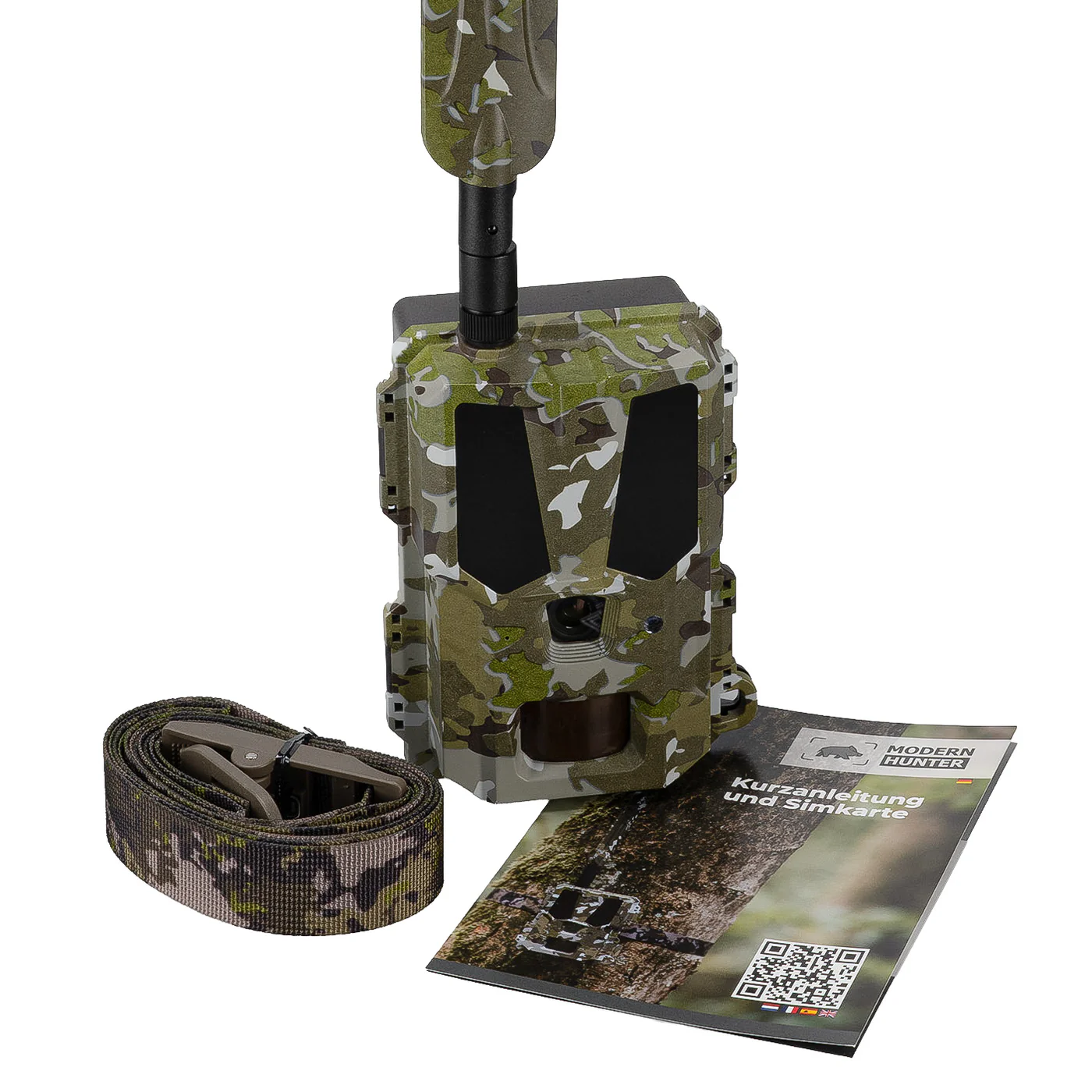 Modernhunter - Hunter 4G Mini Wildkamera, 60°, 0,45S Auslösezeit, ab 0,8Cent pro Foto, KI-Erkennung Modernhunter - Hunter 4G Mini Wildkamera, 60°, 0,45S Auslösezeit, ab 0,8Cent pro Foto, KI-Erkennung