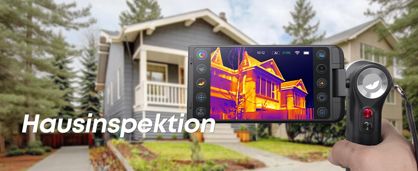 Thermal Master DV2 Wärmebildkamera mit 5" HD Touchscreen SuperIR 512x384px, 1000m Thermal Master DV2 Wärmebildkamera mit 5" HD Touchscreen SuperIR 512x384px, 1000m