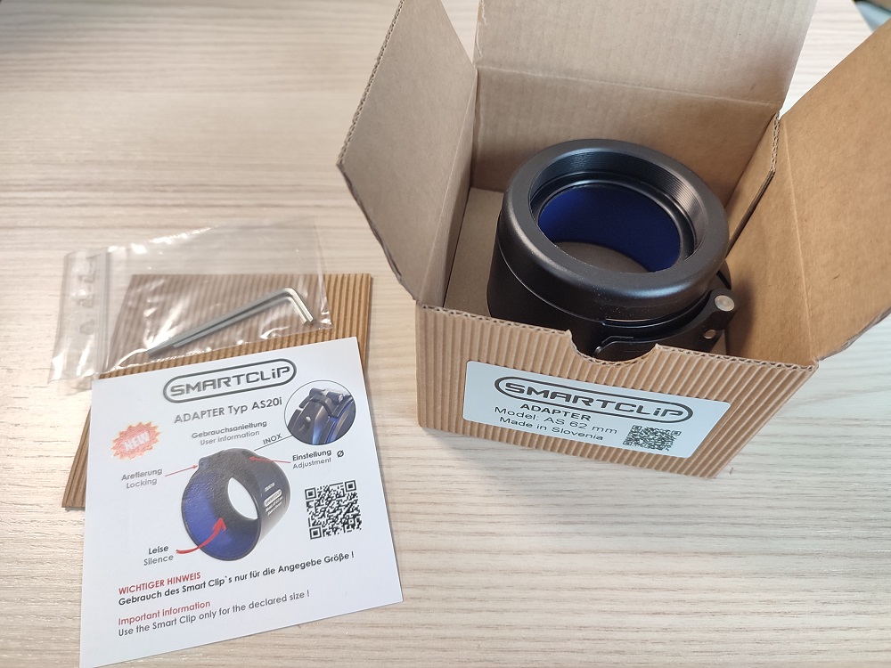 Smartclip-1 Smartclip Clip-on Klemmadapter Adapter M52x1 für Vorsatzgeräte HikMicro