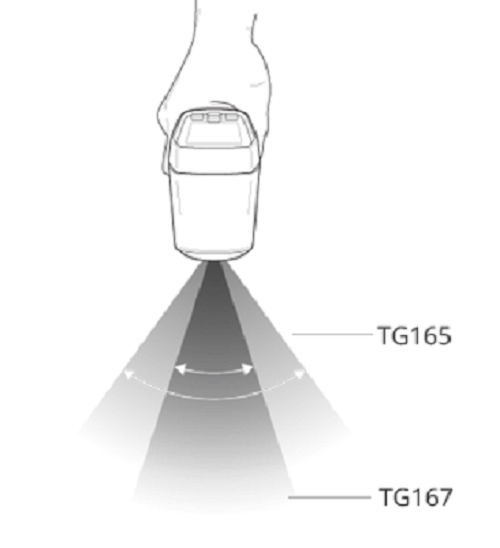 tg167-1 FLIR TG167 Wärmebild IR-Pyrometer 80x60 Pixel TG 167 Thermometer