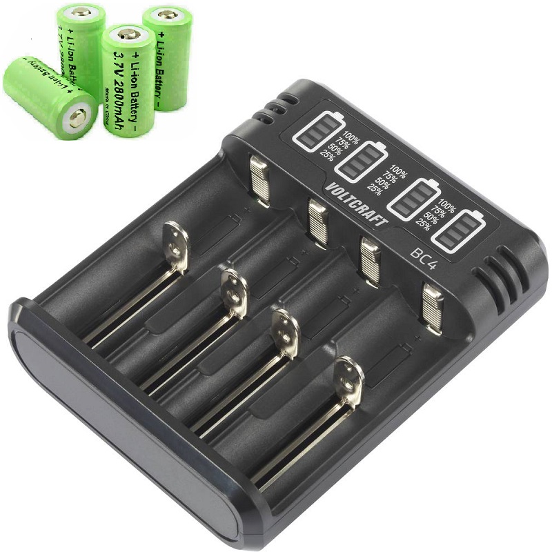 Ladeschale Lithium-Ionen für Akku 17335 (CR123A) Ladeschale Lithium-Ionen für Akku 17335 (CR123A)