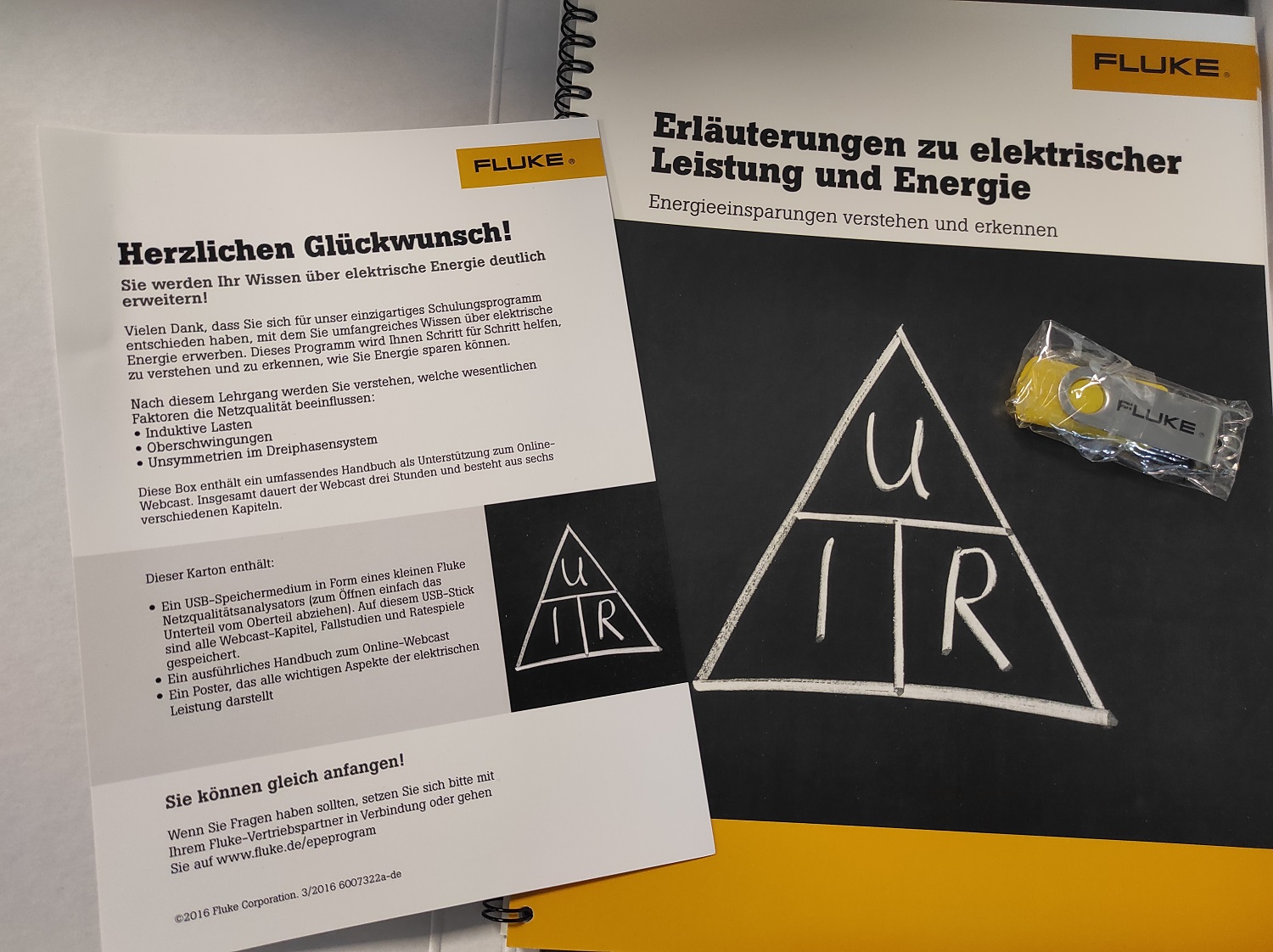 Fluke-EPE-Training FLUKE EPE-TRAINING-G/EU Netzqualitätstrainings-Set EPE Schulung Netzanalysator