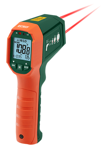 IR320 Extech IR320 wasserdichtes IR-Thermometer mit High / Low-Alarm -20 bis 650 ° C