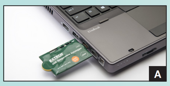 thb5 10 Stück Extech THD5 mobiler Einweg Temperatur Datenlogger USB Transport Überwachung