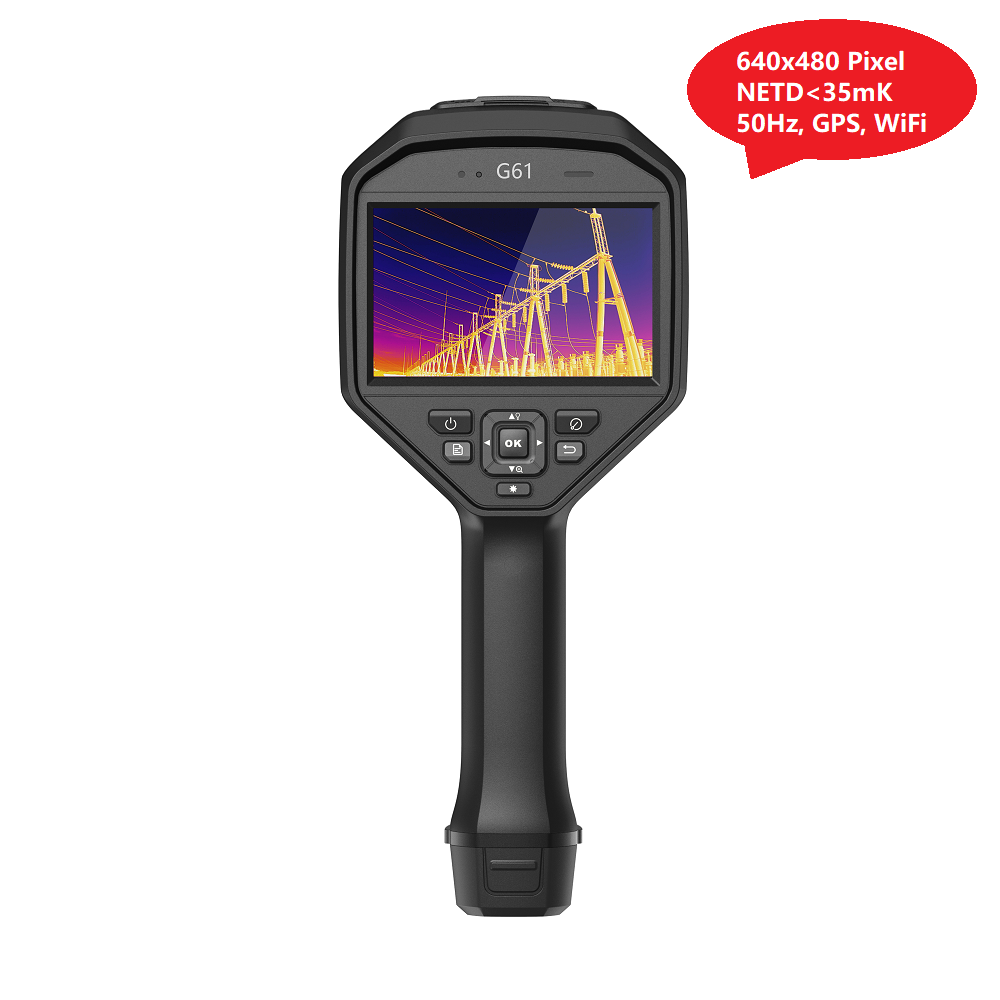 G617Cykh5y6UteHo HikMicro G61 Wärmebildkamera 640x480 Pixel, SuperIR 1280x960 Pixel, 35mK, -20°C - 650°C