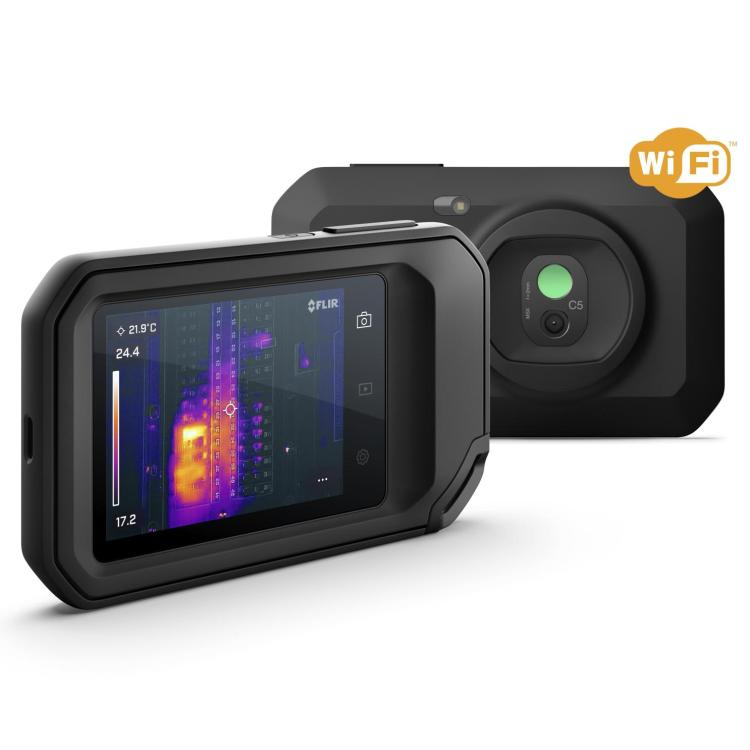FLIR C5 Touchscreen Wärmebildkamera 160x120 Pixel + WiFi + MSX -20 bis +400°C