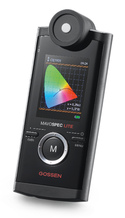 Gossen MAVOSPEC LITE Spektrometer M530G CIE Farbtemperatur Beleuchtungsstärke LED Tageslicht Halogen