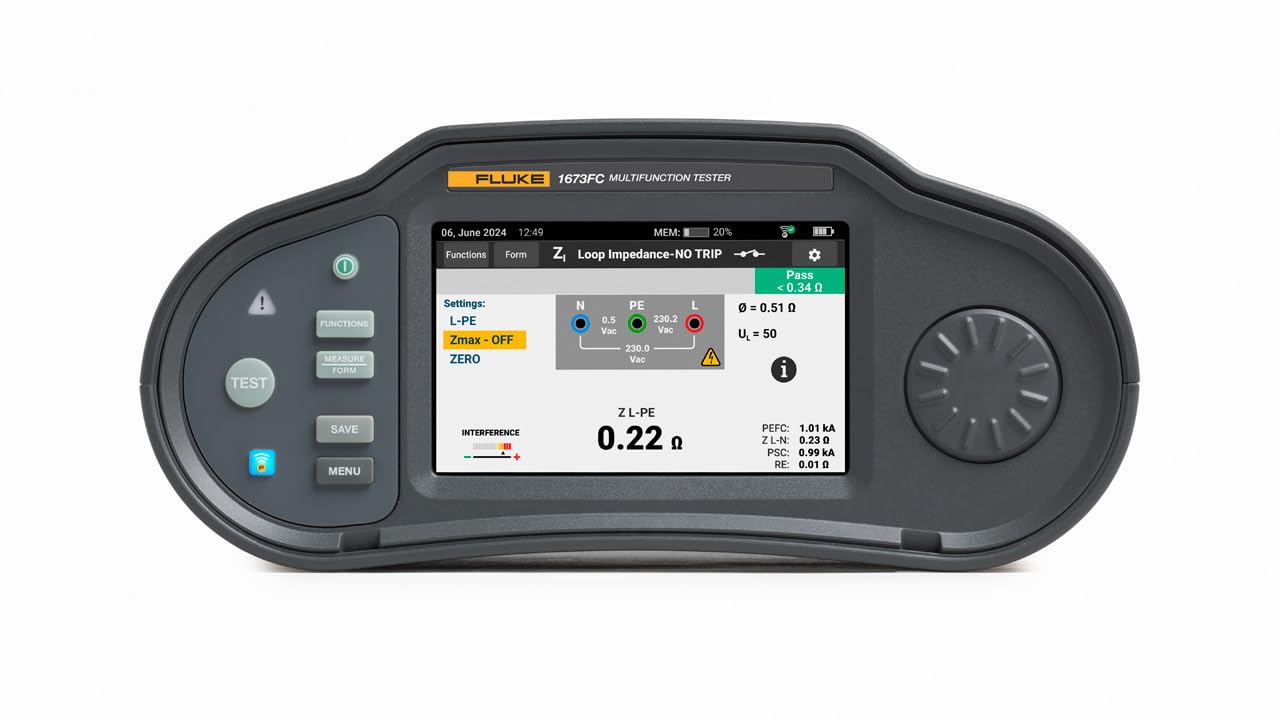 Fluke 1673FC SCH Multifunktions-Installationstester