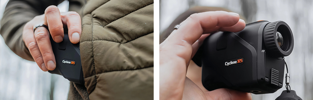 ThermTec Cyclone 325 Wärmebildgerät 384x288Pixel, nur 261g, 2x Akku je 10h ThermTec Cyclone 325 Wärmebildgerät 384x288Pixel, nur 261g, 2x Akku je 10h