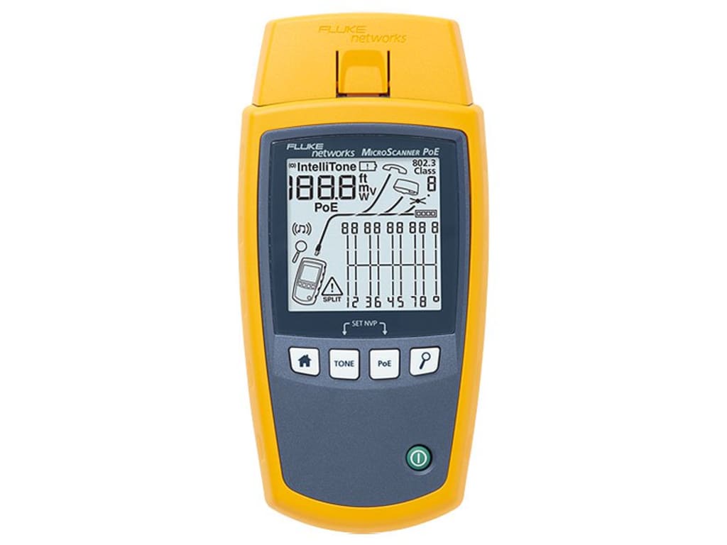 Fluke networks Microscanner MS-POE-KIT Netzwerkmessgeräte SET