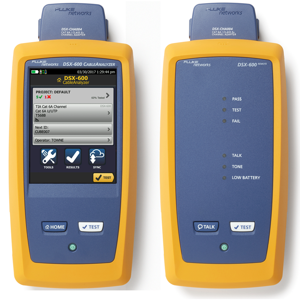 DSX600 Miete Fluke DSX-602 INTL 500MHz CableAnalyzer Netzwerktester DSX600