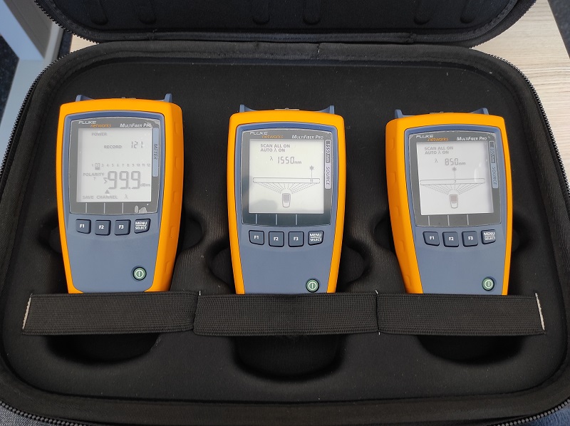 MFTK-140621-1 FLUKE Networks MFTK-MM850-SM1550 | MultiFiber Pro-Kit, MPO Power Meter Multimode & 1550 nm Singlemod