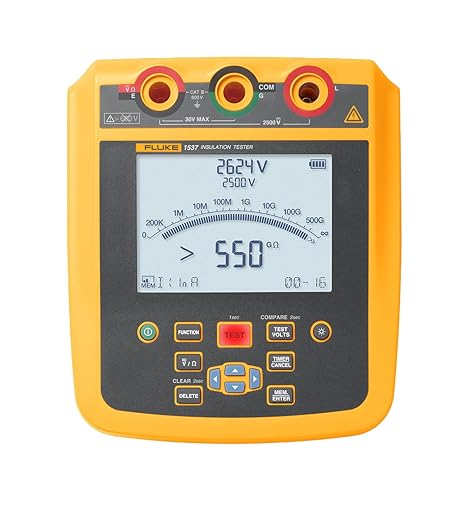 FLUKE 1537 Isolationsmessgerät Isolationstester bis 2,5KV 2500V FLUKE 1537 Isolationsmessgerät Isolationstester bis 2,5KV 2500V