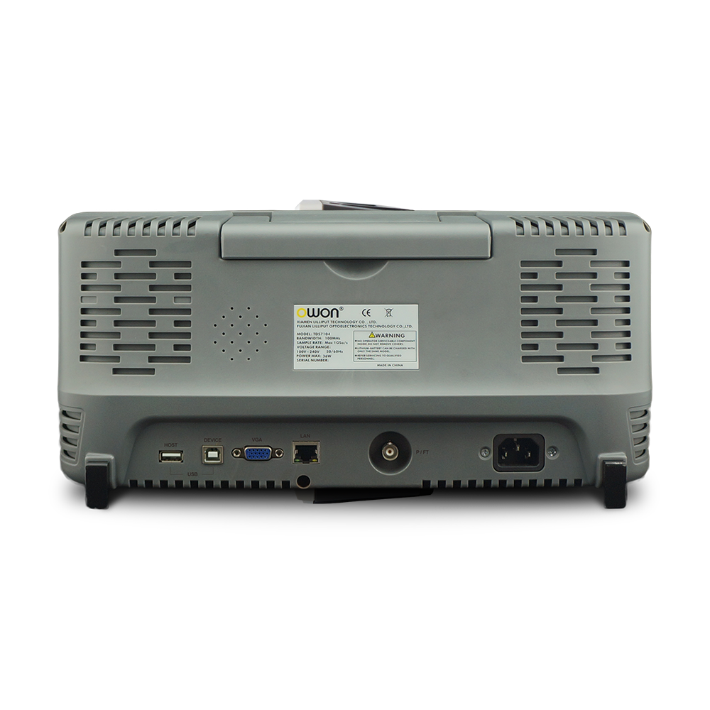 OWON TDS8104 4 Kanal 100MHz 2GS/s Oszilloskop mit Touchscreen 8 Zoll