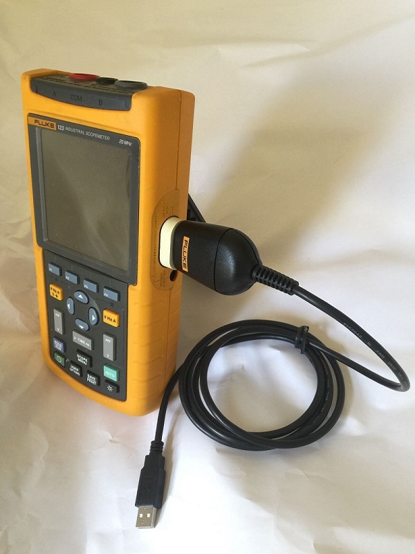 OC4USB-NEU1 Fluke IR189 Infrarot USB Kabel + Adapter für Fluke 123, 124, 125 ersetzt OC4 USB