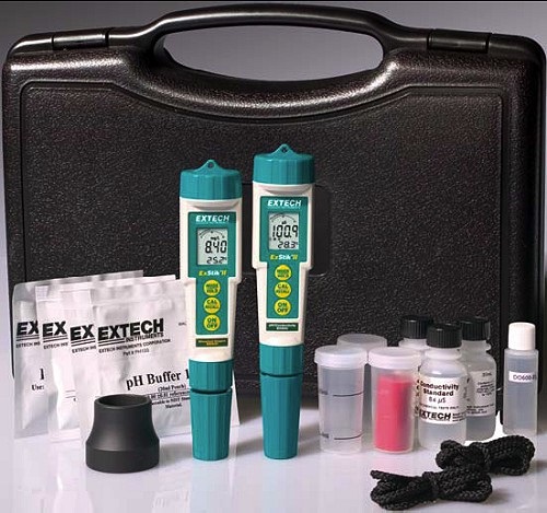do610 Extech DO610 ExStik® II DO/pH/Leitfähigkeits-Kit mit EC500 + DO600 TDS, PH, Salz, Temperatur, Leitfähigkeit